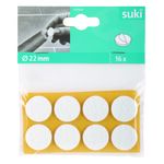 Podkladki filcowe 22 mm przyklejane białe 16 szt. suki