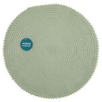 Mata stołowa 38 cm z obszyciem szałwiowy