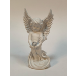 Anioł ceramiczny z oświetleniem LED 9 x 6 x 18 cm biały