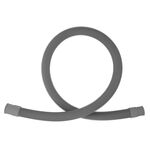 Wąż odpływowy do pralki szary przyłącze proste-proste 150 cm