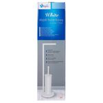 Stojak na papier ze szczotką WC model 104 biały