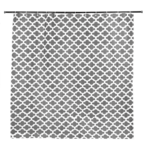 Zasłonka prysznicowa Morocco 180 x 180 biało-szara