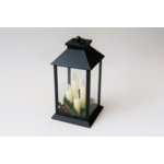 Latarenka LED 14 x 14 x 28 cm czarny