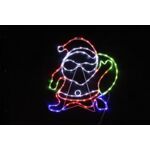 Mikołaj 112 LED multikolor 56 cm