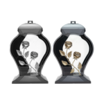 Znicz Lampion róże FAD 34 cm mix