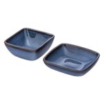 Zestaw do dipów Reactive Stripes NBC 7,5 x 7,5 x 3,5 cm + 8,5 x 8 x 2,5 cm niebieski