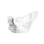 Kieliszek szklany do jajka Kurka 10,5 cm transparentny