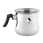 Garnek do gotowania mleka Emilio 1 l srebrny