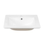 Umywalka wpuszczana KR-530 54 x 46 cm biała Kerra
