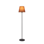 Lampa nocna Artemis 150 cm cappuccino abażur czarna podstawa