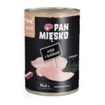 Karma mokra dla kota indyk z królikiem 400 g Pan Mięsko