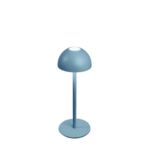 Lampa stołowa LED grzybek 9 x 25 cm 5 V niebieska MN003