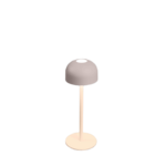 Lampa stołowa LED grzybek 9 x 25 cm 5 V beżowa MN005