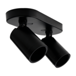 Lampa sufitowa spot abs 2C czarna 240 V