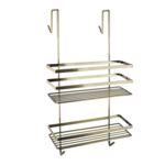 Półka pod prysznic 1708 złoto antyczne zawieszana podwójna AWD INTERIOR