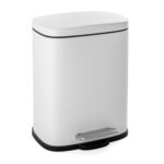 Kosz na śmieci 3 l 1901 biały stalowy AWD INTERIOR