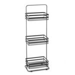 Regał stalowy 1885 czarny 3 półki ażurowe AWD INTERIOR