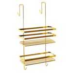 Półka pod prysznic 1987 złota zawieszana podwójna AWD INTERIOR