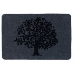 Wycieraczka Flock New 40 x 60 cm Drzewo szary