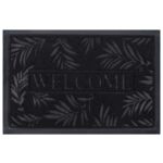 Wycieraczka Tivoli 40 x 60 cm liście czarny