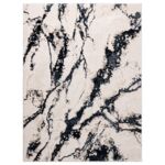 Dywan Stone 120 x 160 cm marmur czarny