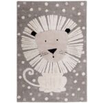 Dywan Elio 120 x 170 cm lew ivory szary