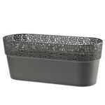 Osłonka ROSA owalna 30 cm antracyt