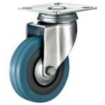 Zestaw jezdny z kołem szarym śr. 75mm/60kg płytka