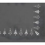 Bieżnik Natale 40 x 140 cm szary