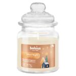 Świeca zapachowa w słoiku z pokrywką 129/79 LE Silent Night bolsius