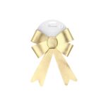 Kokarda dekoracyjna 18 x 24 cm złota