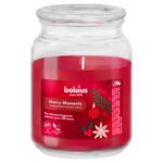Świeca zapachowa w słoiku z pokrywką 135/100 LE Merry Moments bolsius