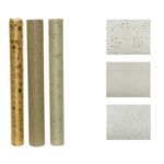 Materiał ozdobny poliestrowy mix 3 rodzajów 35 x 200 cm złoty