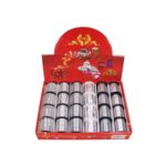 Wstążka 10 m srebrna mix