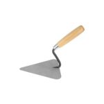 Kielnia murarska trójkątna 22 cm stalowa rączka drewniana