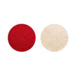 Filc polerski biały rzep 125 mm