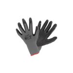 Rękawice 72 XXL szaro-czarne nitrylowe kat. 1
