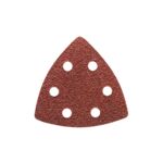 Papier ścierny P80 Delta rzep 96 x 96 x 96 mm 5 sztuk brązowy