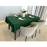 Obrus plamoodporny Surbo 140 x 200 cm Zieleń Butelkowa