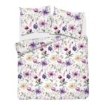 Pościel mikrofibra 160 x 200 cm 5284 A kwiaty