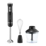 Blender ręczny elektryczny Magnat zestaw 3 w 1 1200 W czarny AMBITION