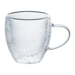 Zestaw 2 szklanek termicznych Bubble z uchwytem 250 ml AMBITION