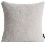 Poszewka dekoracyjna bukla 45 x 45 cm srebrna