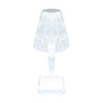 Lampka stołowa Dabi LED crystal ciepła biel ww struhm