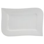 Półmisek Fala 36 cm biały AMBITION