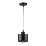 Oprawa wisząca 1 x E27 czarna 12 W 230 V DPM