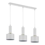 Lampa wisząca 3 x E27 biała 12 W 230 V DPM