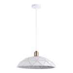 Lampa wisząca 1 x E27 biały 20 W 230 V IP20 DPM