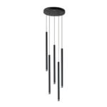 Lampa wisząca 5 x G9 czarna 35 W 230 V IP20 DPM