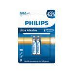 Bateria Ultra Alkaline LR03/AAA 2 szt.Philips